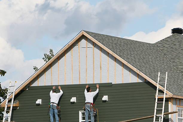 Professional Emergency Siding Repair technician working in North Andover, MA